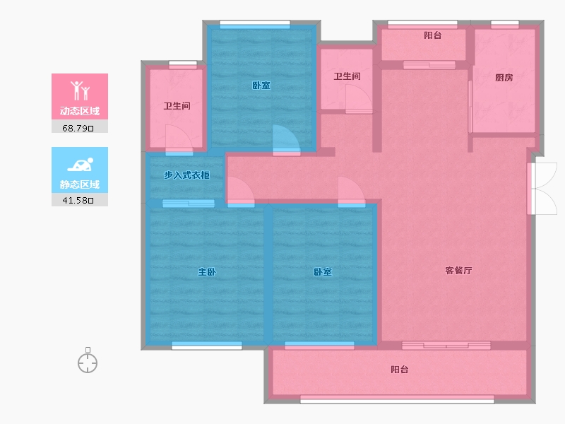 河南省-濮阳市-百合清华园-97.00-户型库-动静分区