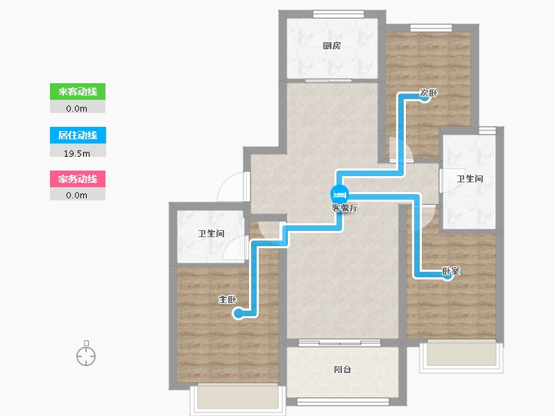 河北省-张家口市-宣府第一城隍宸-89.41-户型库-动静线