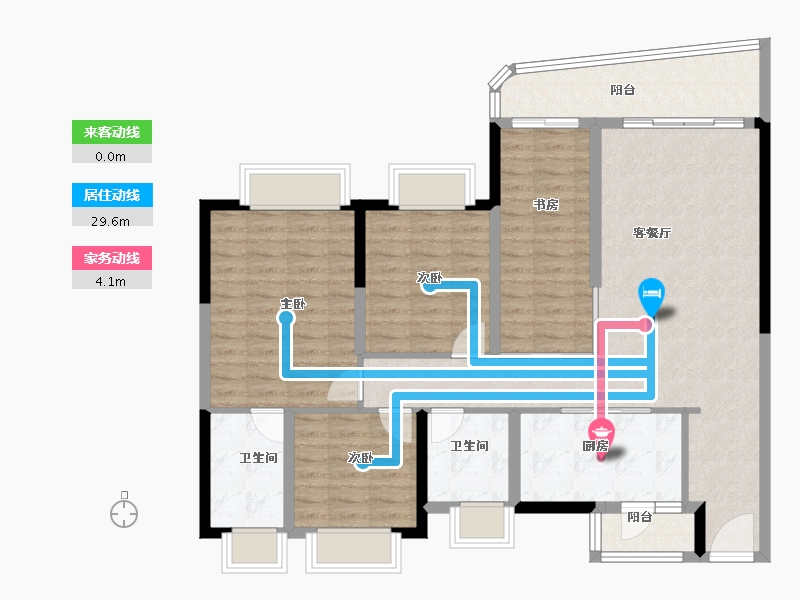 广东省-广州市-广州滨江上都-112.38-户型库-动静线