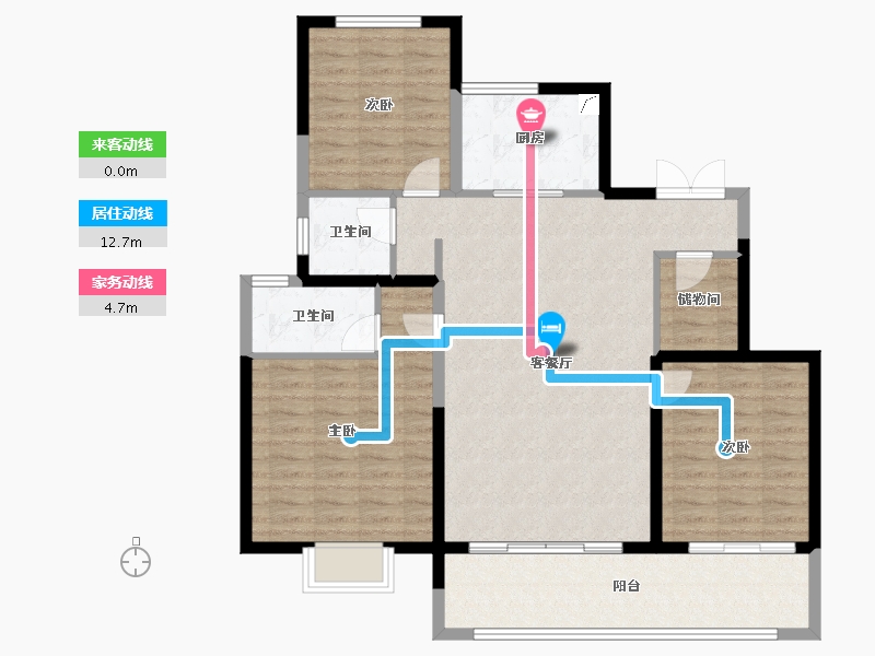 江苏省-徐州市-天虹菁英汇-108.01-户型库-动静线