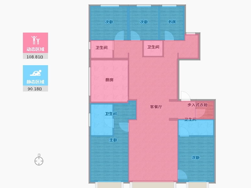 北京-北京市-懋源煜泽台-183.01-户型库-动静分区