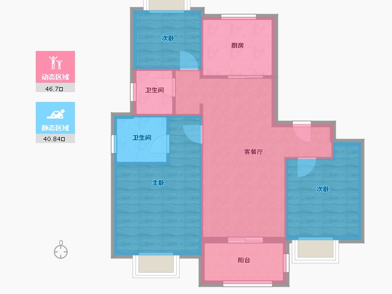 上海-上海市-国贸凤凰原-79.21-户型库-动静分区