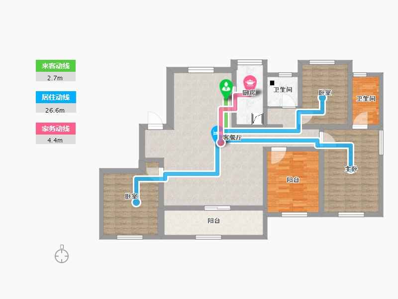 福建省-福州市-保利招商和樾风华-115.16-户型库-动静线