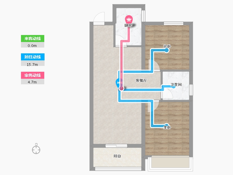 山西省-晋中市-阳光城文澜府-61.88-户型库-动静线