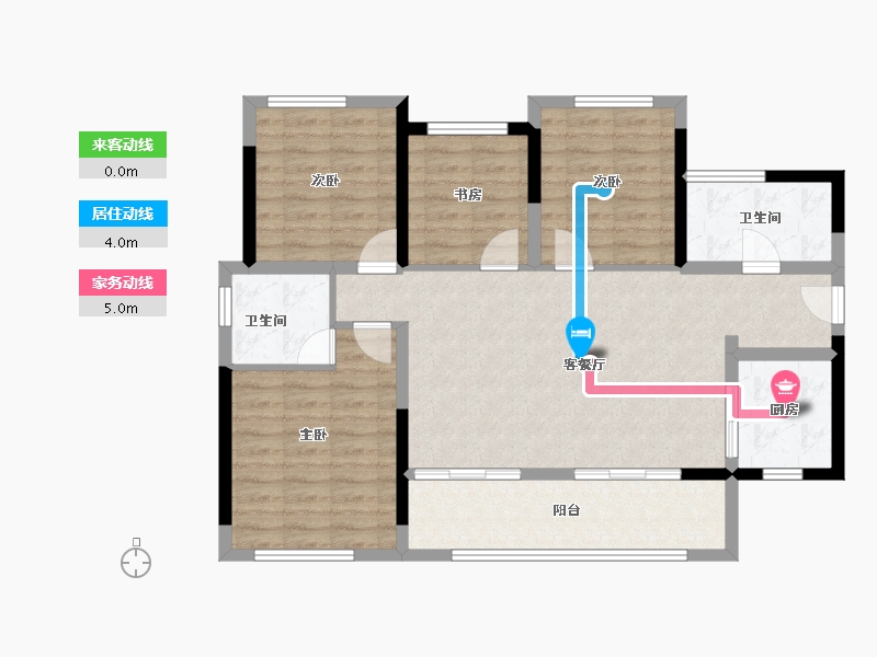 四川省-宜宾市-雅居乐叙南雅郡-93.91-户型库-动静线