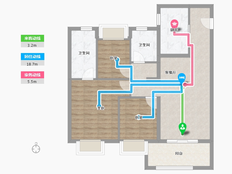 上海-上海市-中骏璟荟-80.80-户型库-动静线