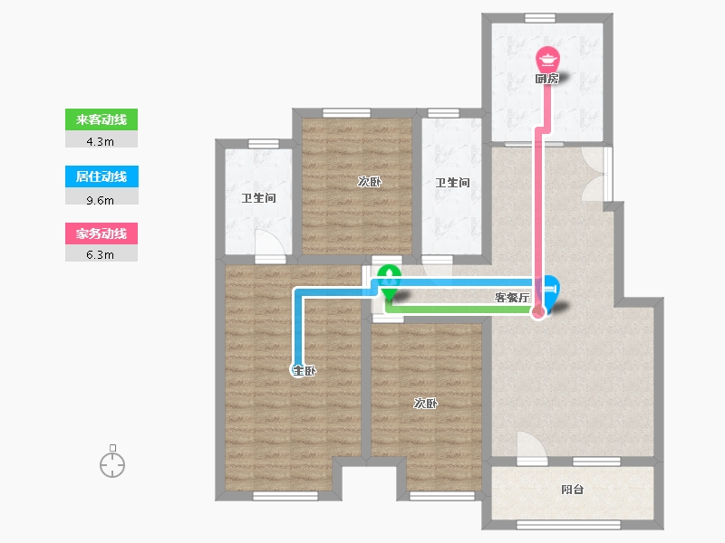 山东省-济南市-马山安置-108.00-户型库-动静线