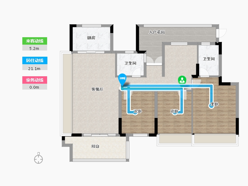 安徽省-亳州市-中丞时代天境-124.00-户型库-动静线