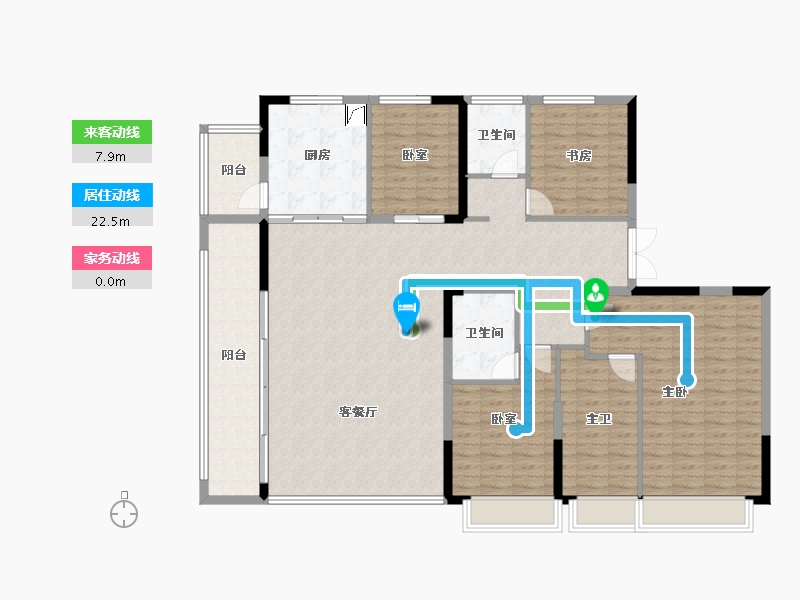 四川省-成都市-中粮保利天府时区-159.68-户型库-动静线