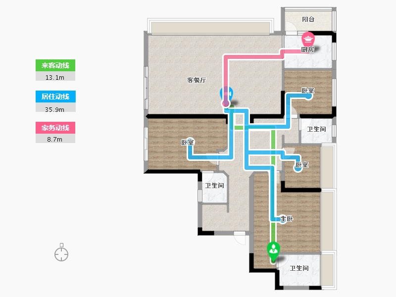 四川省-绵阳市-九洲江渚-146.95-户型库-动静线