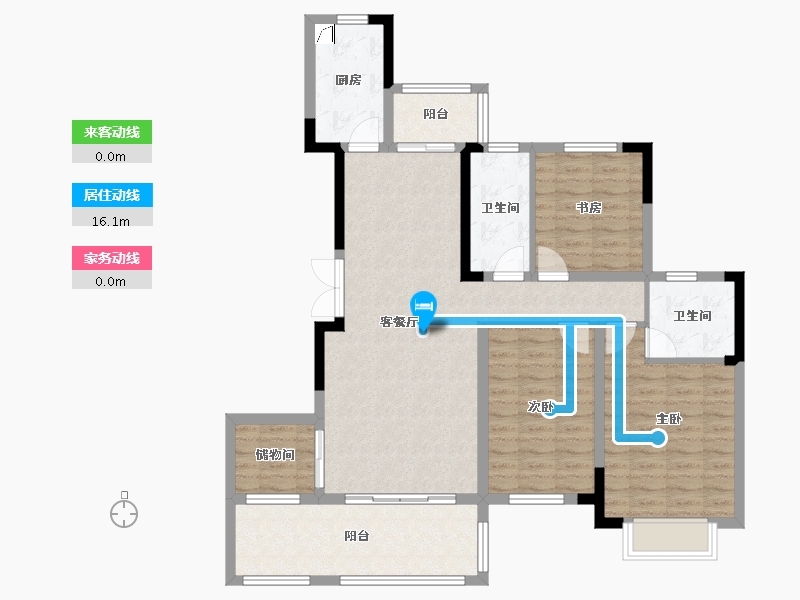 湖北省-随州市-千千水岸-138.00-户型库-动静线