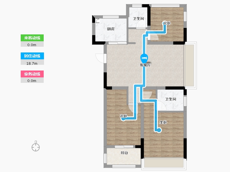 浙江省-衢州市-步阳东港悦福小区-79.20-户型库-动静线