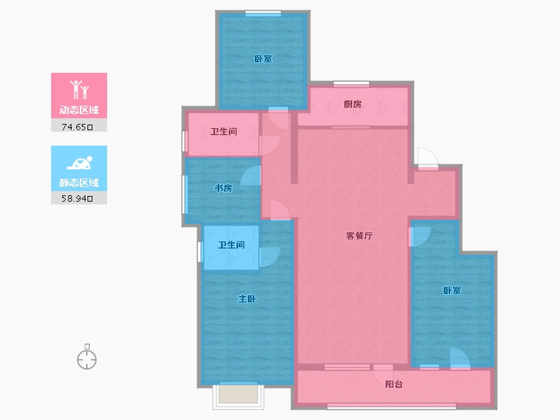 河北省-邢台市-皓顺茂-130.00-户型库-动静分区