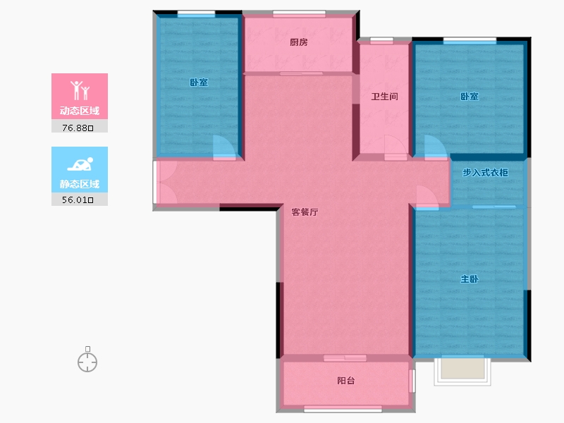 山东省-滨州市-万城尚府-120.00-户型库-动静分区