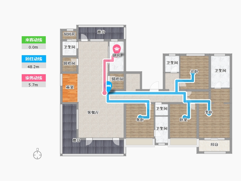 河北省-张家口市-宣府第一城隍宸-203.47-户型库-动静线