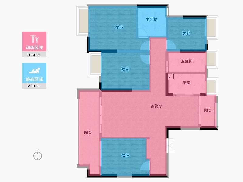 江西省-萍乡市-力高上尚城-109.60-户型库-动静分区