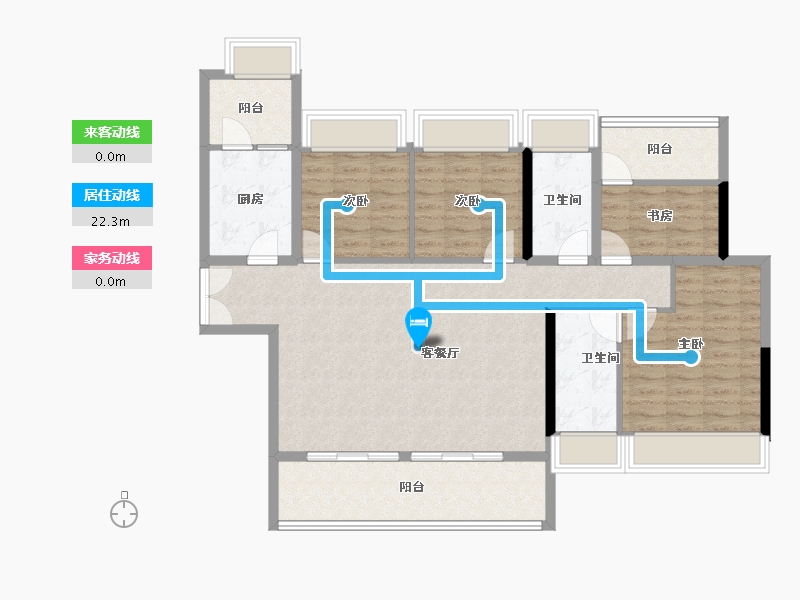 四川省-成都市-朗基紫境东来-112.60-户型库-动静线