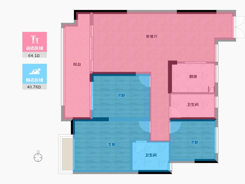 江西省-萍乡市-力高上尚城-94.40-户型库-动静分区