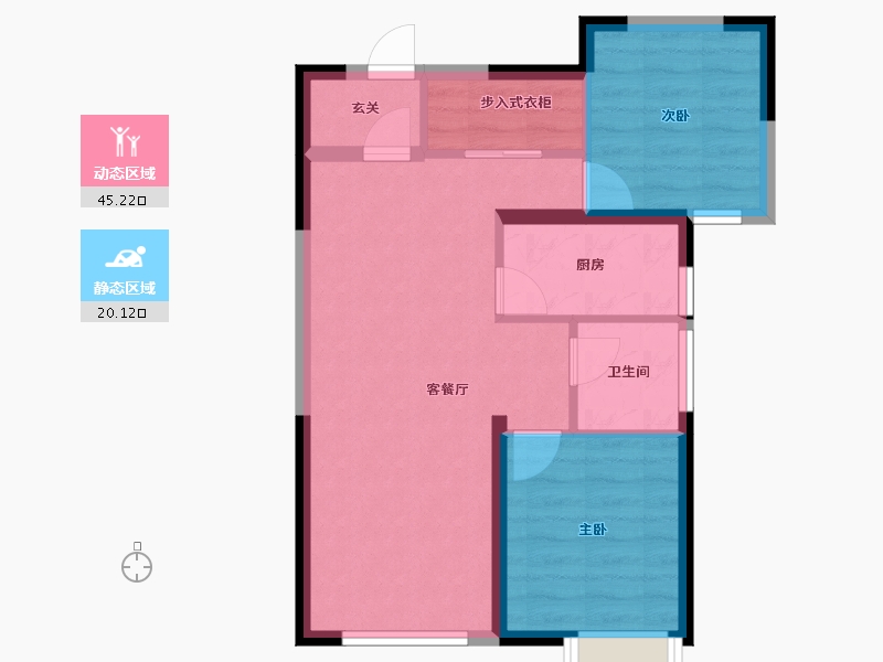 河北省-廊坊市-天佑家园-58.19-户型库-动静分区