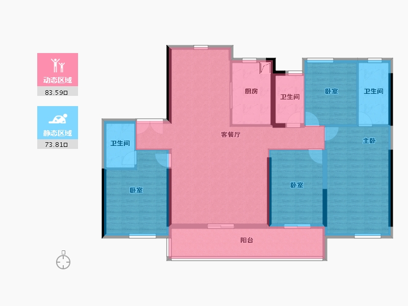 福建省-福州市-建发玺云-143.20-户型库-动静分区