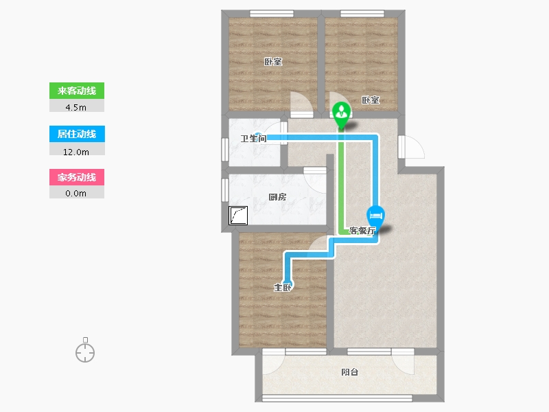 河北省-石家庄市-东胜未来云-74.40-户型库-动静线