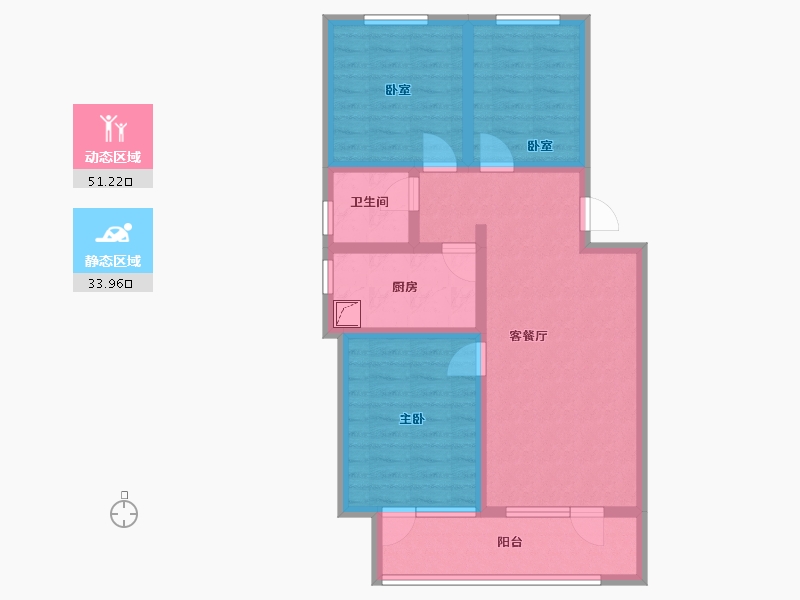 河北省-石家庄市-东胜未来云-74.40-户型库-动静分区