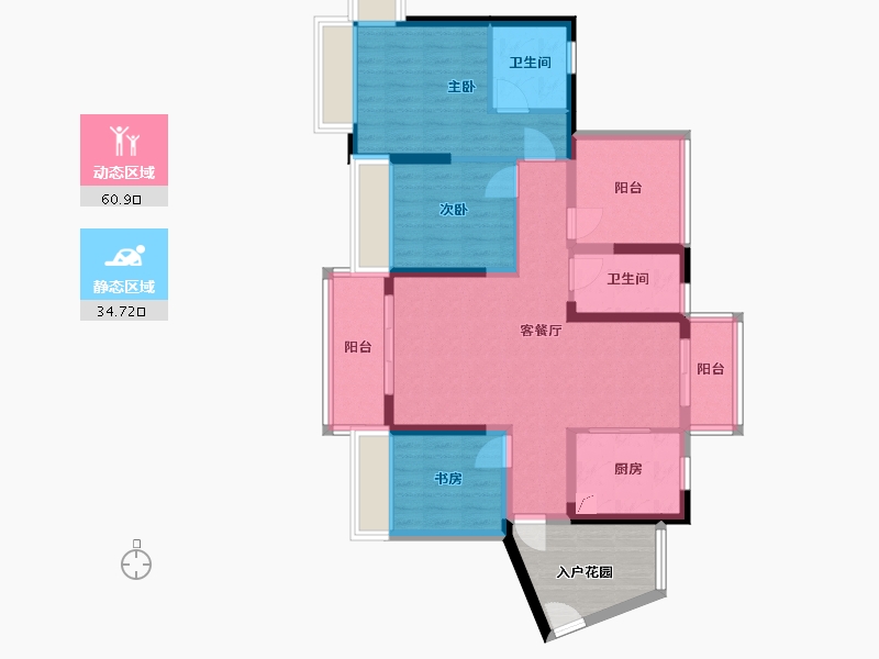 广东省-深圳市-振业时代-91.11-户型库-动静分区