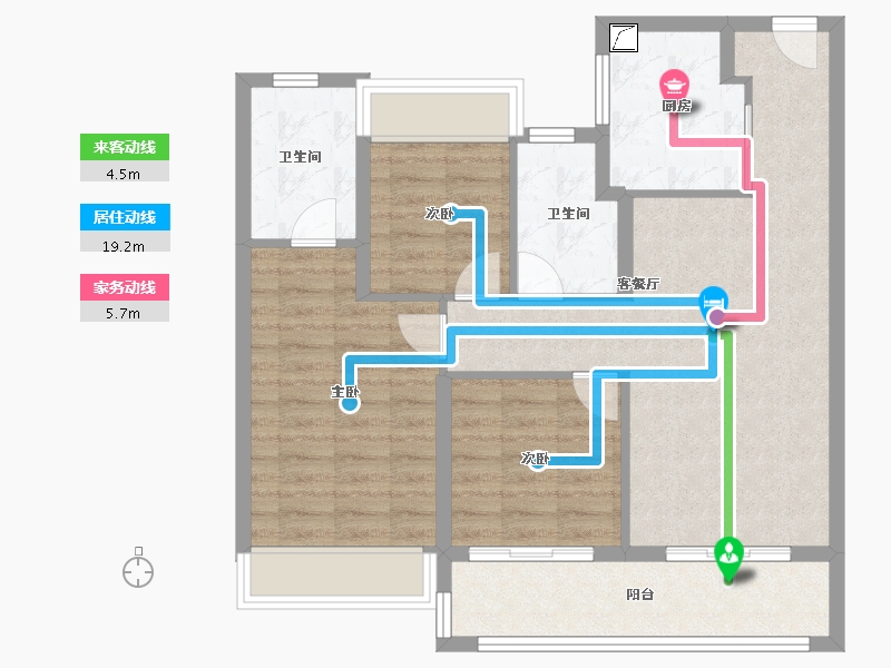 江苏省-苏州市-铂悦春和万象-84.01-户型库-动静线