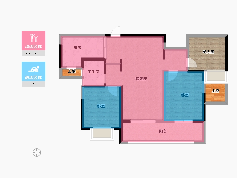 江苏省-徐州市-上东区-80.80-户型库-动静分区