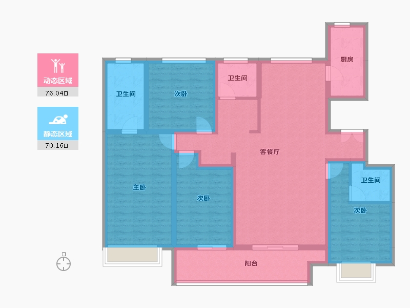 河北省-廊坊市-书香雅苑-130.21-户型库-动静分区