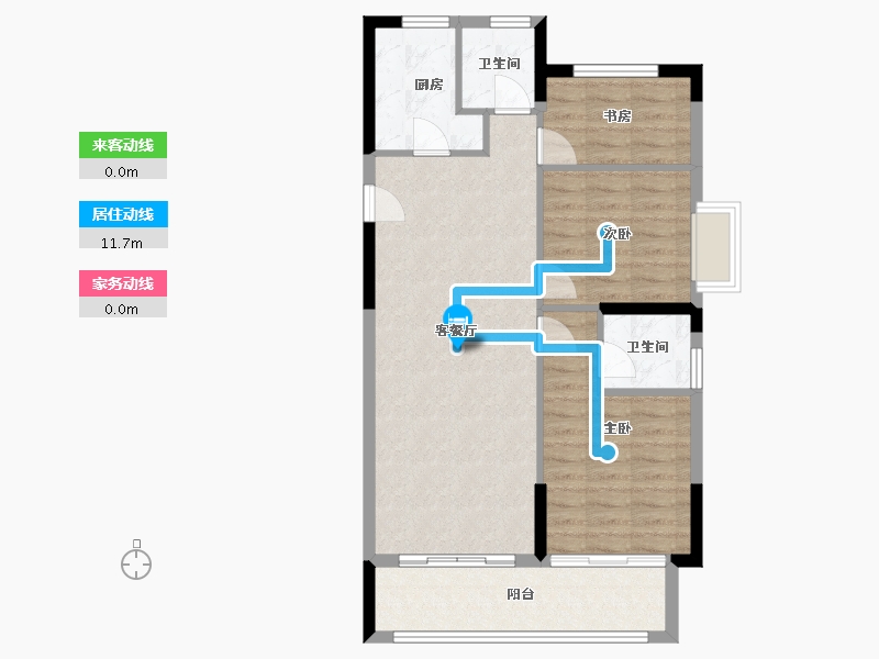 福建省-南平市-海翼文璟院-81.77-户型库-动静线