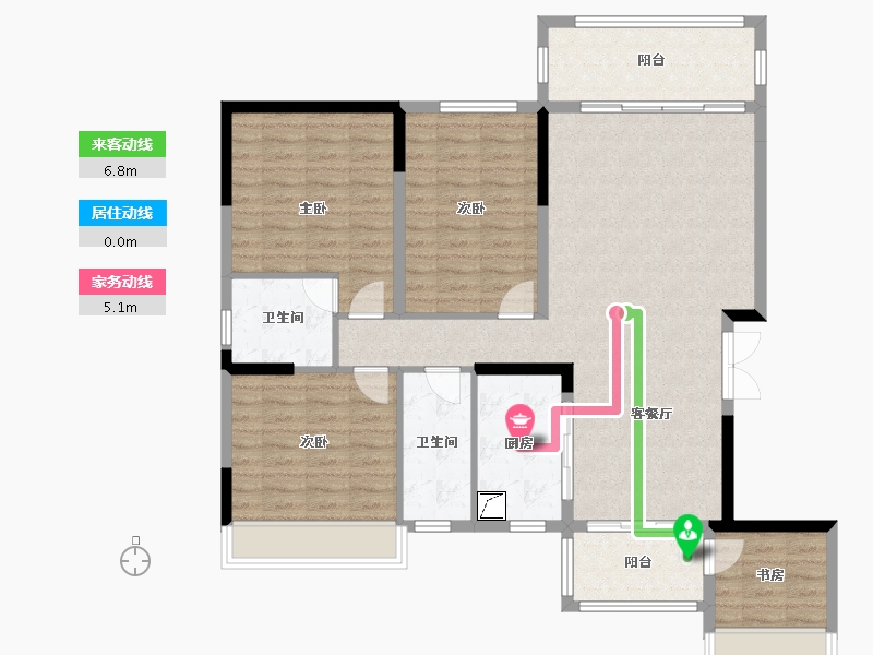 广东省-韶关市-丹霞新城-120.00-户型库-动静线