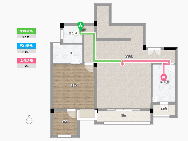 贵州省-黔西南布依族苗族自治州-梧桐郡北区-180.52-户型库-动静线