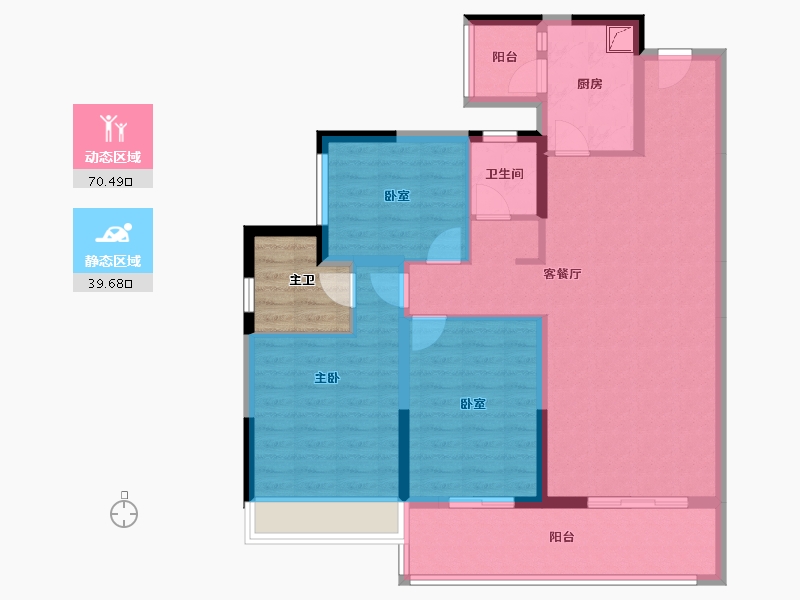 四川省-成都市-中粮保利天府时区-102.62-户型库-动静分区