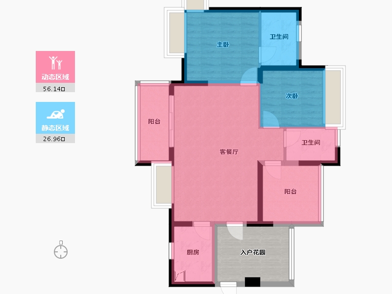 广东省-深圳市-振业时代-83.11-户型库-动静分区