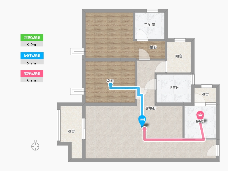 广东省-惠州市-保利阳光城2期-108.00-户型库-动静线