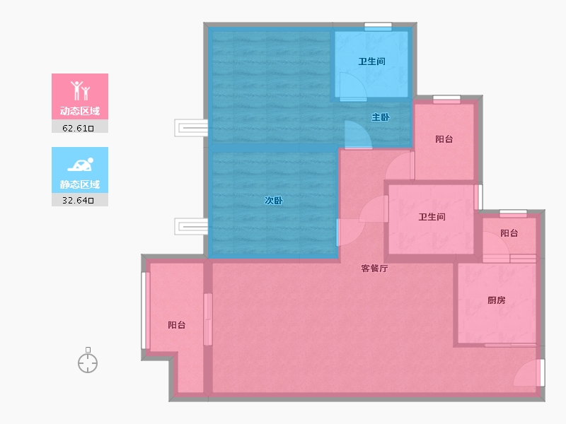 广东省-惠州市-保利阳光城2期-108.00-户型库-动静分区