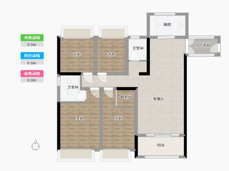 湖北省-黄冈市-滨河国际-118.00-户型库-动静线