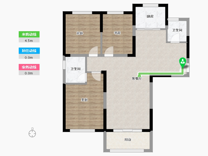 河南省-南阳市-四方国悦府-92.71-户型库-动静线