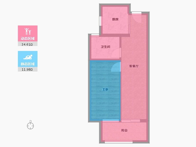 上海-上海市-松岳名都-40.93-户型库-动静分区