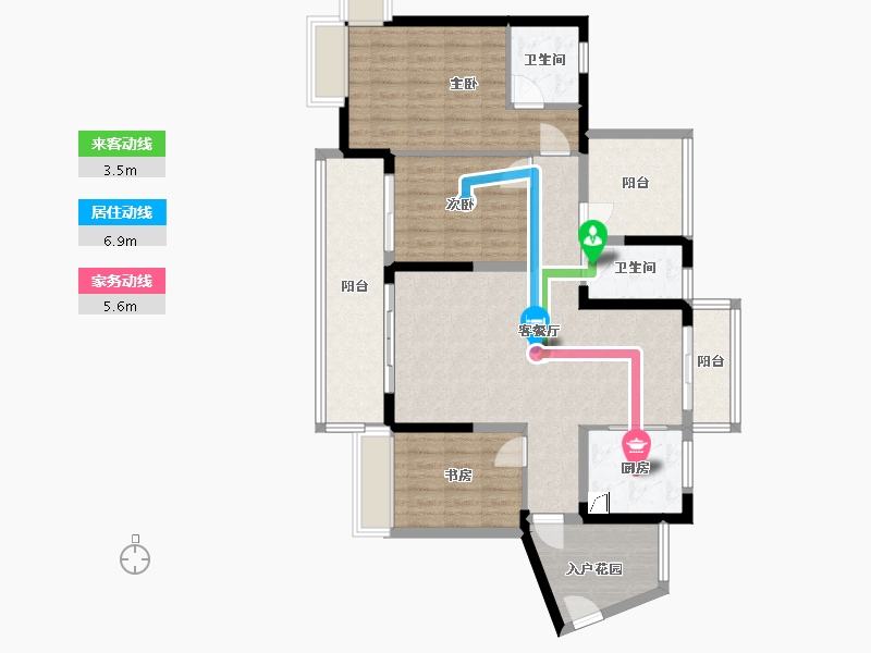 广东省-深圳市-振业时代-108.18-户型库-动静线