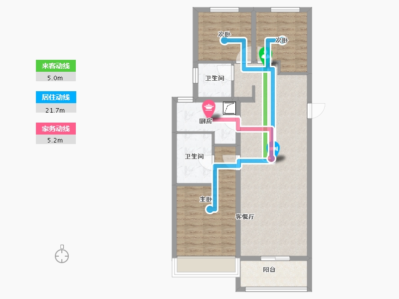 山西省-晋中市-阳光城文澜府-80.56-户型库-动静线