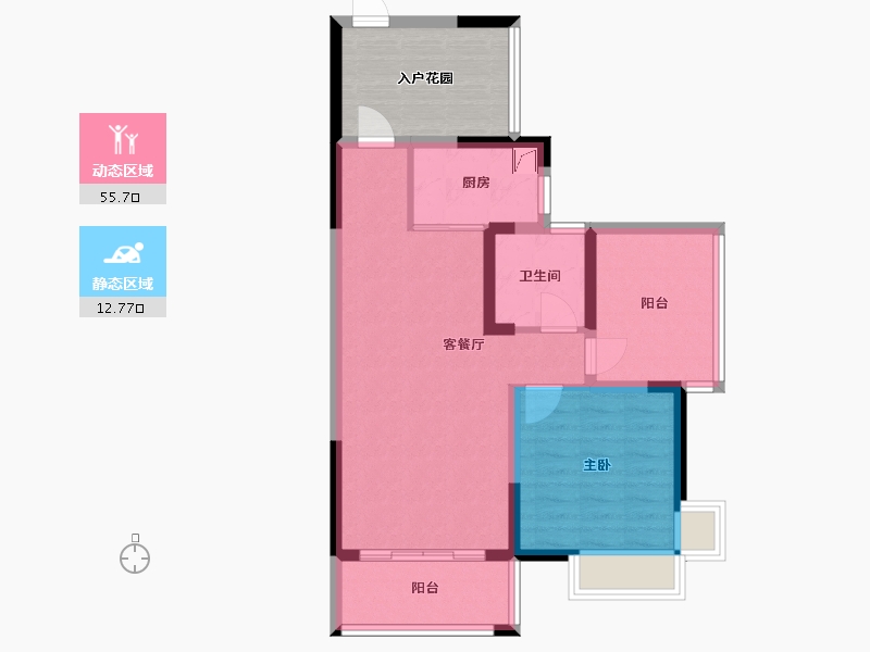 广东省-深圳市-振业时代-69.10-户型库-动静分区