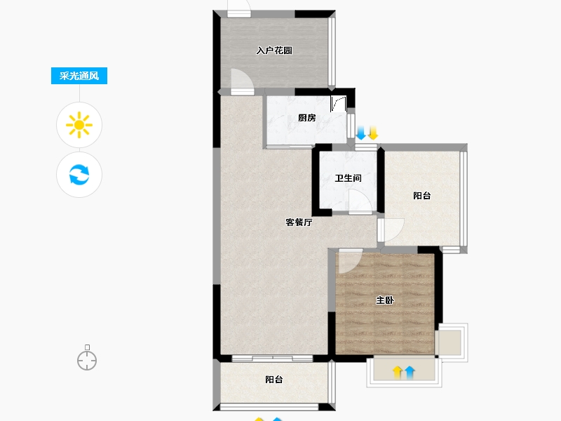 广东省-深圳市-振业时代-69.10-户型库-采光通风