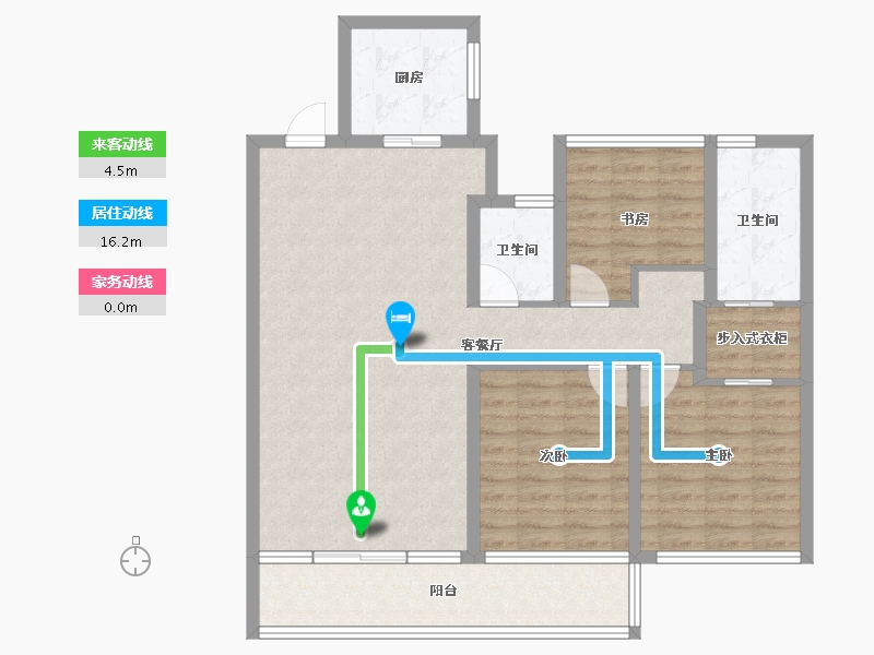 江苏省-苏州市-万科云山著-99.99-户型库-动静线