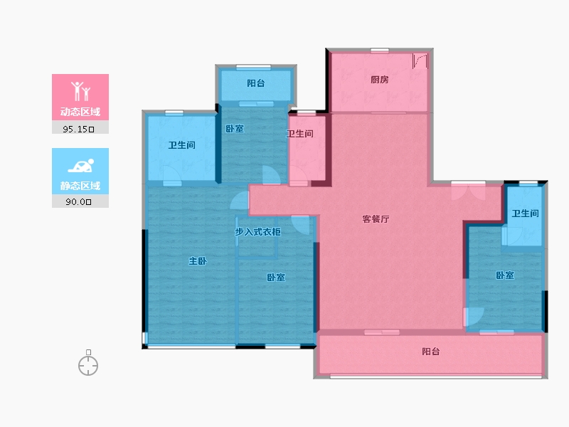 福建省-福州市-建发玺云-168.00-户型库-动静分区