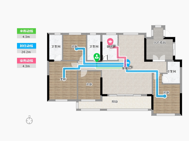 福建省-福州市-滨海壹号院-138.00-户型库-动静线