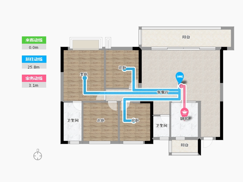 四川省-成都市-领地悦音阁-112.73-户型库-动静线