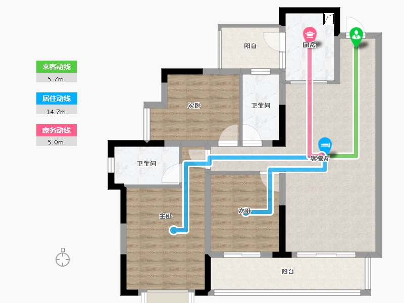 四川省-成都市-领地悦音阁-94.39-户型库-动静线