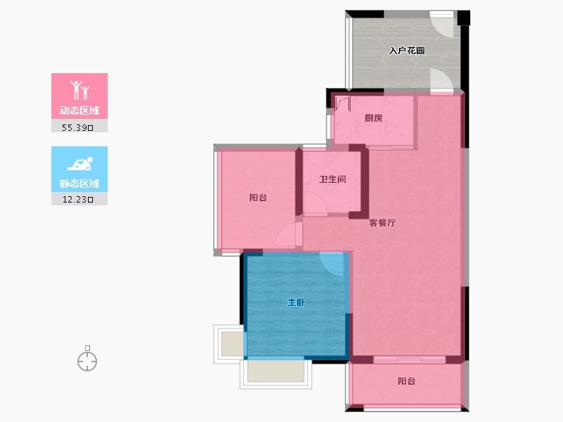 广东省-深圳市-振业时代-68.21-户型库-动静分区